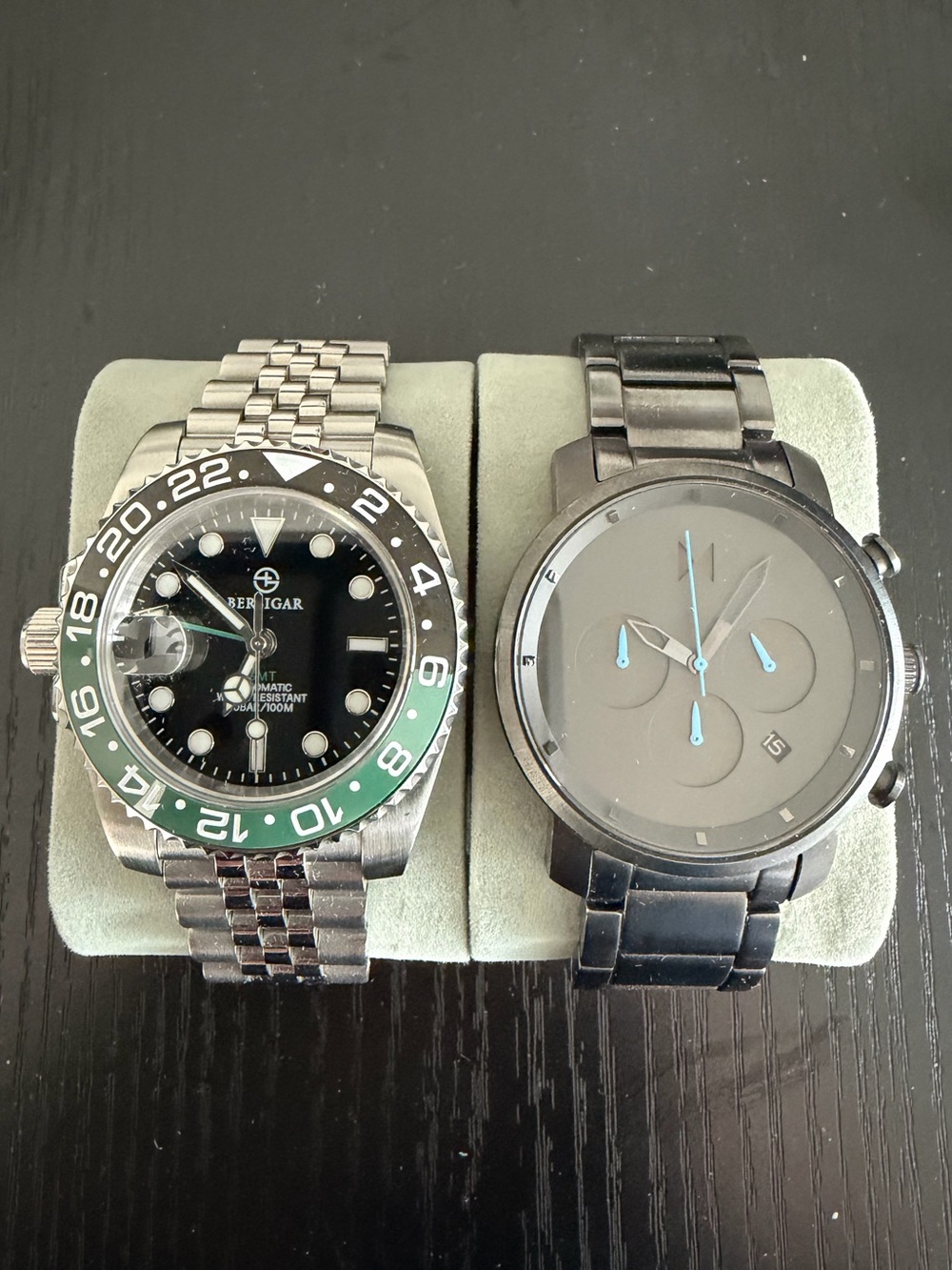 Bersigar Automatic GMT + MVMT Chronograph Watch Bundle